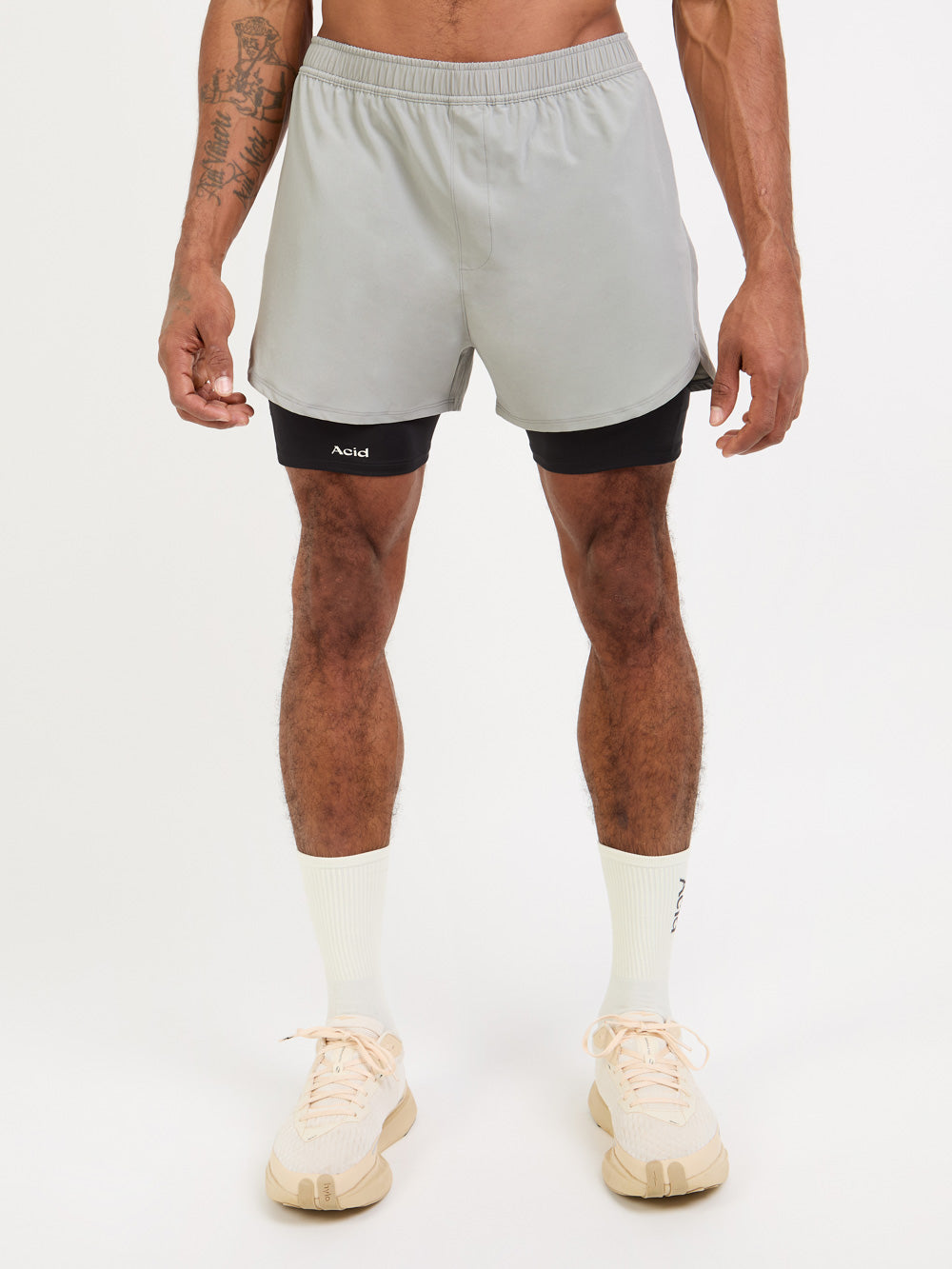 2-in-1 Shorts - Ghost