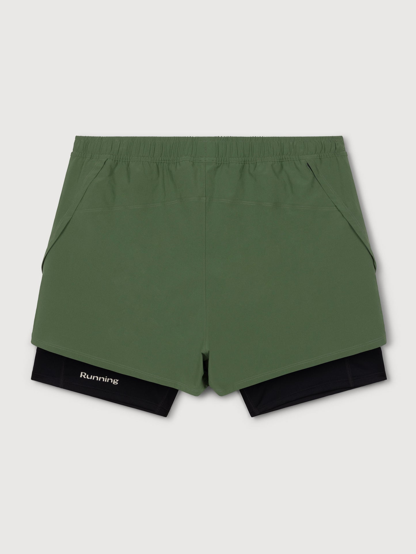 2-in-1 Shorts - Combat Green